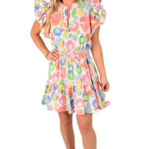 Colorful Ruffled Dress Emily McCarthy